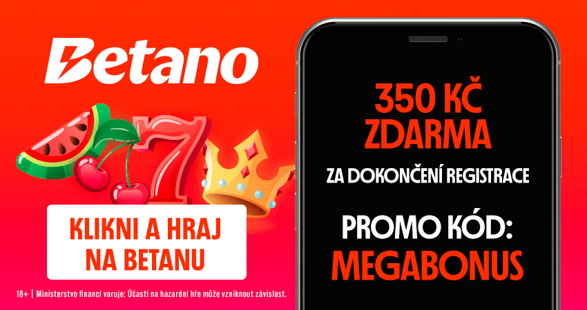 Registrujte se s kódem MEGABONUS a získejte 250 free spinů