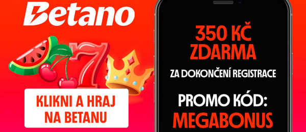 Registrace s promo kódem MEGABONUS vám přinese 250 free spinů