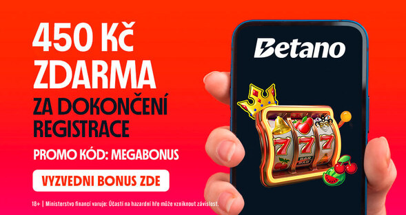 Betano bonus za registraci s promo kódem MEGABONUS