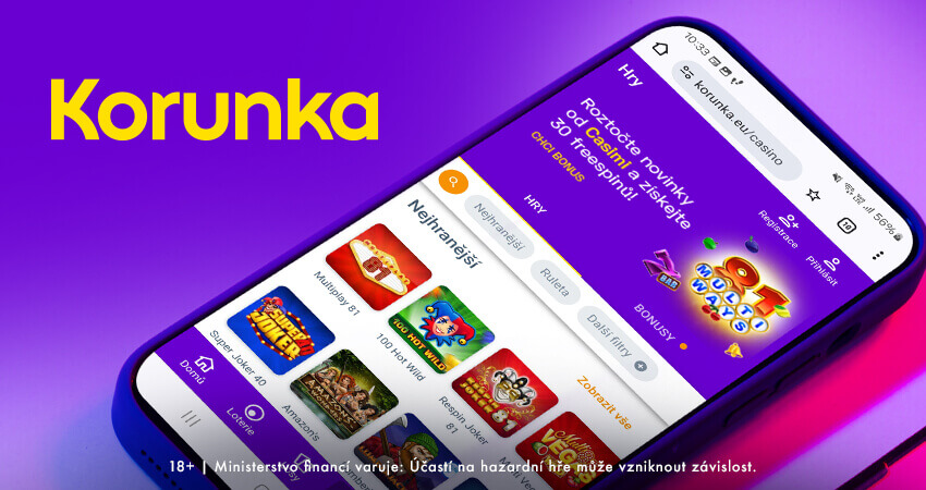 Korunka casino – recenze online casina, bonusů a her