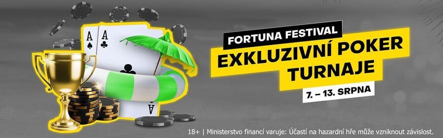 Zahrajte si exkluzivní pokerové turnaje pro české hráče na Fortuna Pokeru