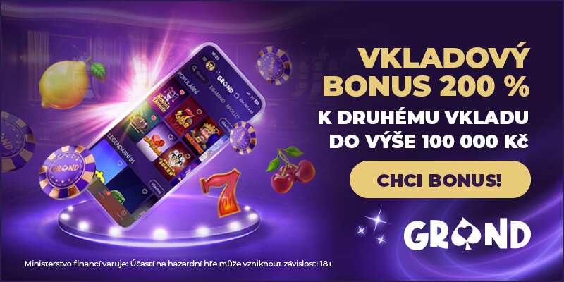 Grandwin bonus za druhý vklad