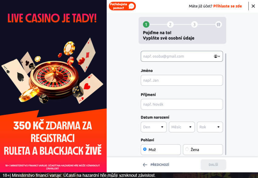 Registrujte se u Betana s promo kódem MEGABONUS či BONUS