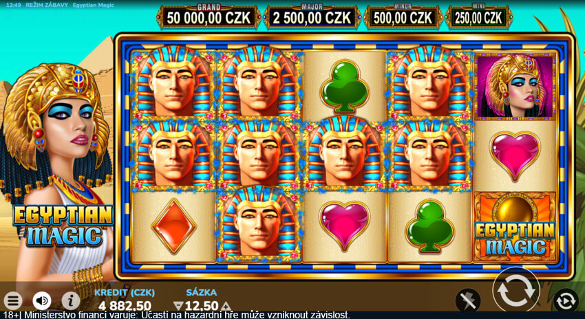 Egyptian Magic je zajímavým automatem od Atomic Slot Lab