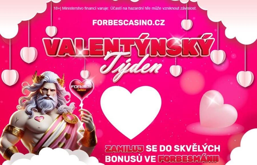 Valentýnský týden u casina Forbes s free spiny